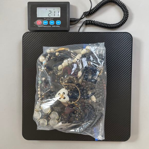 Vintage Assorted Jewelry Collection - Black, White, Gold, Silver - Picture 3 of 6